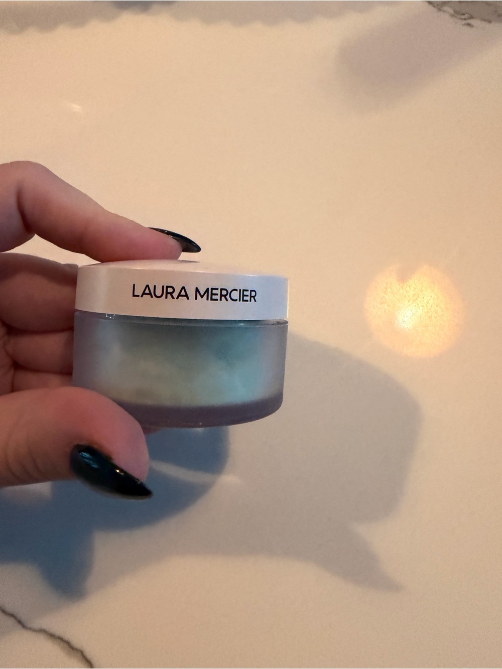 laura mercier Translucent Setting Powder - White Cap, Frosted Jar